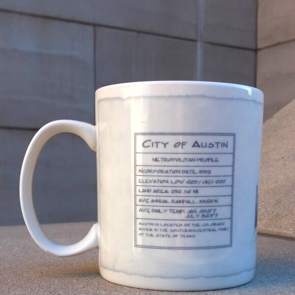 Starbucks Coffee Mug 2008 Austin City Lone Star State Architecture Serie… - Picture 4 of 9